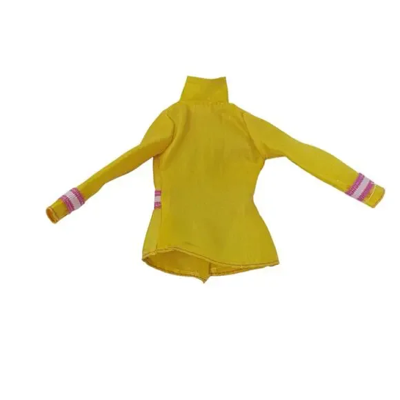 Barbie Doll Firefighter Yellow Jacket With Pink Helmet Career Doll Clothes 2014 - Picture 6 of 13